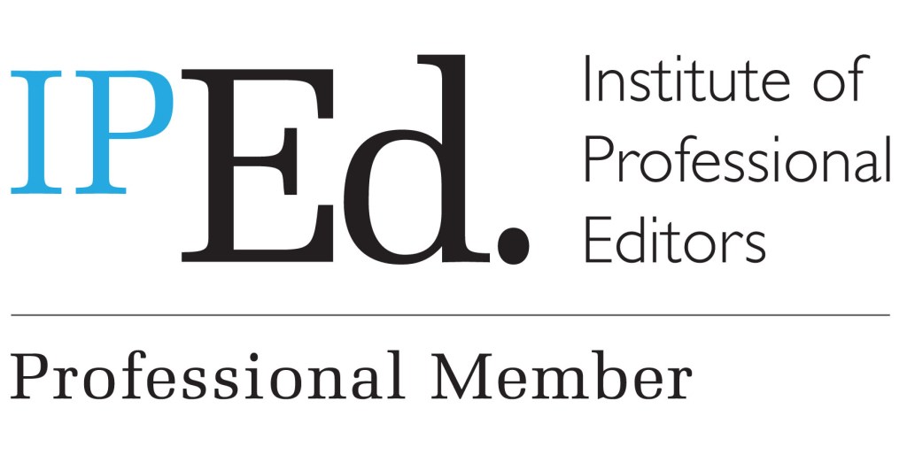 Logo for the Institute of Professional Editors, professional member